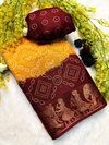 Fancy Bhandhani Print Pure Dola Silk Saree Wholesalers In Delhi